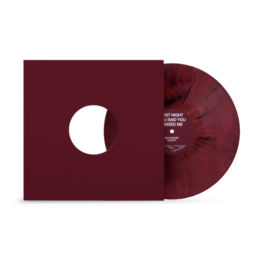 last night you said you missed me Vinyl